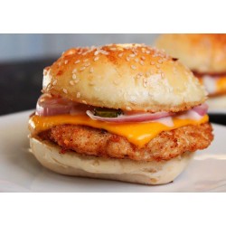 Hamburguesa de Pollo, queso...